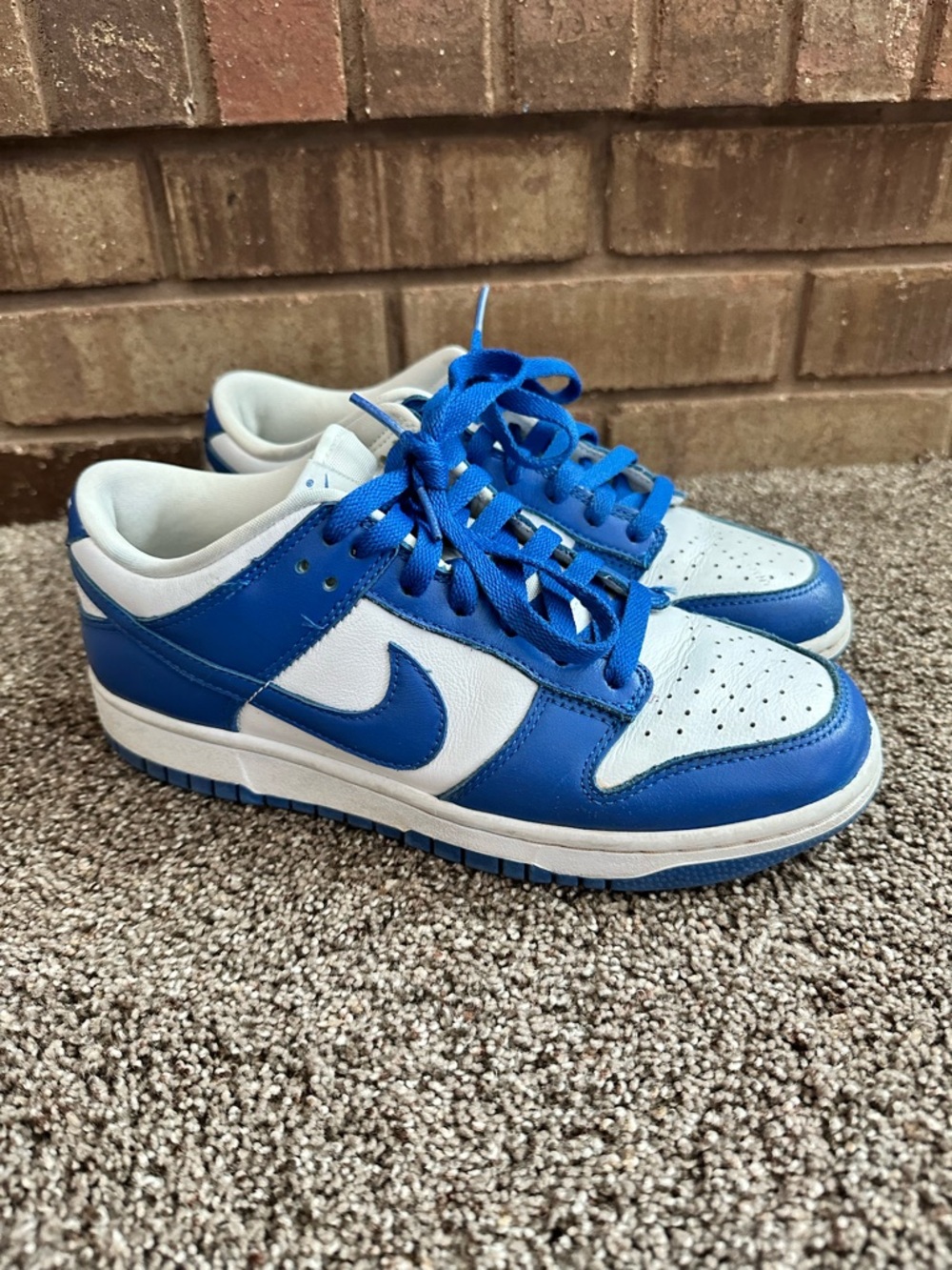 Nike Dunk Low Retro "Kentucky" Varsity Royal White CU1726-100 Size 7